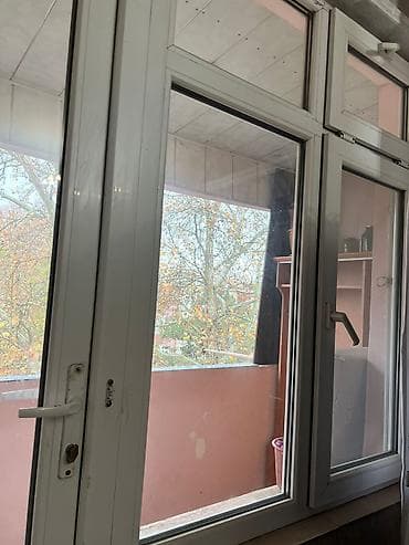 Plastik pəncərə və balkon qapısı dəsti - Material: ağ rəngli PVC lalafo.az -da — 1 Plastik pəncərə və balkon qapısı dəsti - Material: ağ rəngli PVC — 1