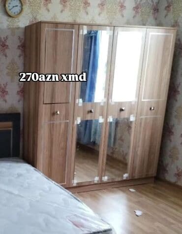 Açılan, 4 qapılı Düz dolab, Qarderob, paltar dolabı lalafo.az -da Açılan, 4 qapılı Düz dolab, Qarderob, paltar dolabı