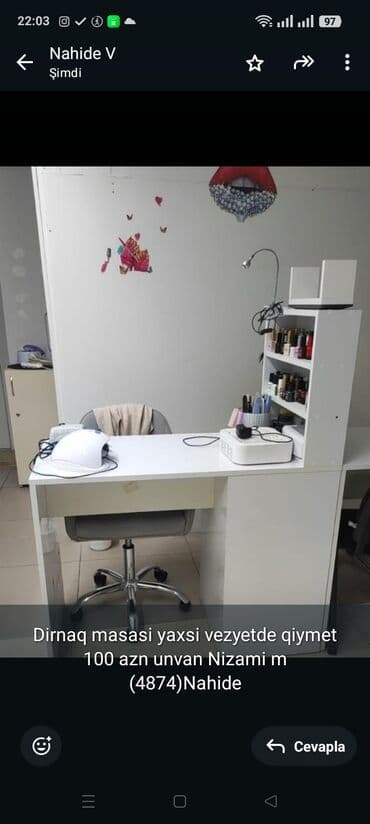 Manikür üçün masa lalafo.az -da Manikür üçün masa