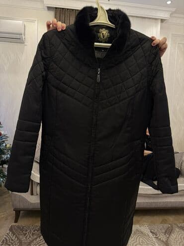 Qadın uzun qış paltosu – qara rəng - Model: Dizdən aşağı uzunluq lalafo.az -da Qadın uzun qış paltosu – qara rəng - Model: Dizdən aşağı uzunluq