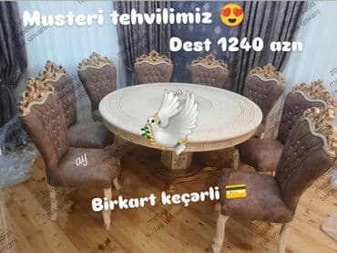Masa desti yeni qonaq otağı mebeli lalafo.az -da Masa desti yeni qonaq otağı mebeli