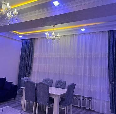 Mebelli 2 otaqlı mənzil interyeri - Qonaq otağı: Ağ dekorlu tavan lalafo.az -da Mebelli 2 otaqlı mənzil interyeri - Qonaq otağı: Ağ dekorlu tavan