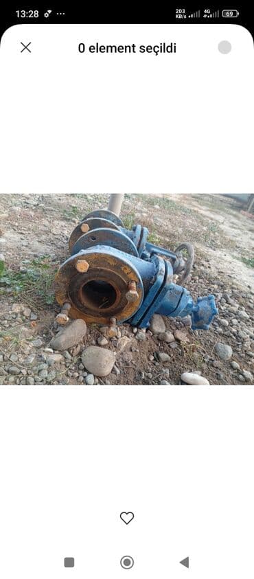 Sənaye su xətti üçün flanşlı mötərizəli siyirtmə və armatur dəsti lalafo.az -da Sənaye su xətti üçün flanşlı mötərizəli siyirtmə və armatur dəsti