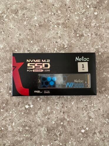 Daxili SSD disk Netac, 1 TB, M.2, Yeni lalafo.az -da Daxili SSD disk Netac, 1 TB, M.2, Yeni