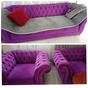 İşlənmiş, Divan, 2 kreslo, Bazasız, Açılmayan lalafo.az -da İşlənmiş, Divan, 2 kreslo, Bazasız, Açılmayan