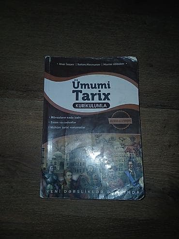 Məhsul: “Ümumi Tarix – Kurikulumla” dərs vəsaiti(Anar İsayev) İçində at lalafo.az Məhsul: “Ümumi Tarix – Kurikulumla” dərs vəsaiti(Anar İsayev) İçində