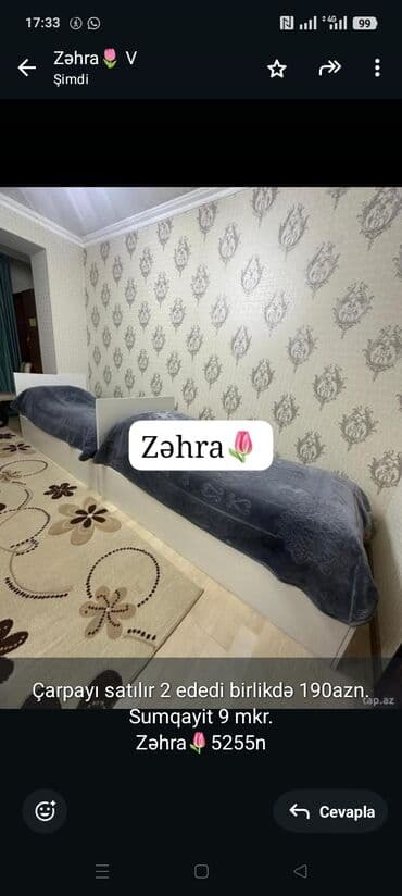 Təknəfərlik çarpayı lalafo.az -da Təknəfərlik çarpayı