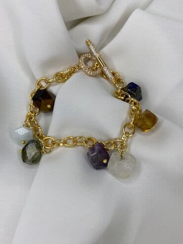 Qadın bijuteriyası – təbii daşlı qolbaqlar və boyunbağılar seti - lalafo.az -da Qadın bijuteriyası – təbii daşlı qolbaqlar və boyunbağılar seti -