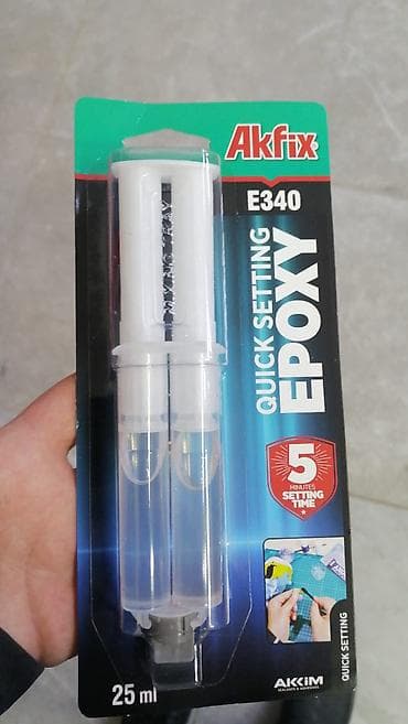 Akfix E340 Quick Setting Epoxy – 2 komponentli epoksid kley - Həcm lalafo.az -da Akfix E340 Quick Setting Epoxy – 2 komponentli epoksid kley - Həcm