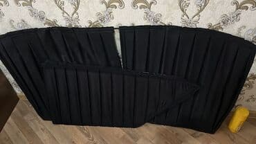 Qara rəngli qatlanabilən pərdələr/örtüklər dəsti. Xüsusiyyətlər: - lalafo.az -da Qara rəngli qatlanabilən pərdələr/örtüklər dəsti. Xüsusiyyətlər: -