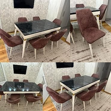 Açılan masa 6 stulla. 370azn. seliqeli istifadə edilib ünvan lalafo.az -da Açılan masa 6 stulla. 370azn. seliqeli istifadə edilib ünvan