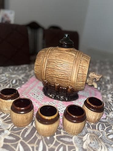 Keramik kranlı çəllək dəsti - Material: yüksək keyfiyyətli keramika lalafo.az -da Keramik kranlı çəllək dəsti - Material: yüksək keyfiyyətli keramika