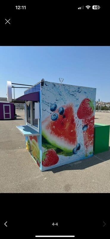 Meyvə temalı mobil satış köşkü - Kompakt kiosk tipli modul qurğu; lalafo.az -da Meyvə temalı mobil satış köşkü - Kompakt kiosk tipli modul qurğu;