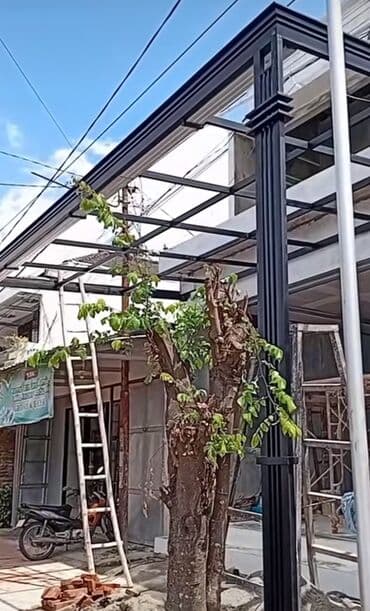 Metal konstruksiya və örtük sistemi – ev və obyektlərin giriş hissəsi lalafo.az -da Metal konstruksiya və örtük sistemi – ev və obyektlərin giriş hissəsi