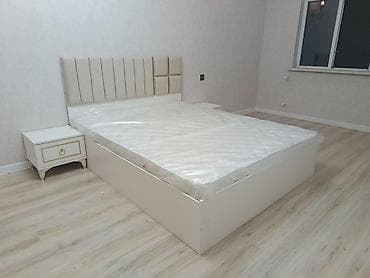 Yataq otağı mebel dəsti Tərkibi: - Iki nəfərlik çarpayı: yumşaq at lalafo.az Yataq otağı mebel dəsti Tərkibi: - Iki nəfərlik çarpayı: yumşaq