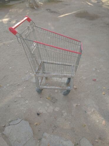Market/supermarket alış-veriş arabası - Material: möhkəm metal məftil lalafo.az -da Market/supermarket alış-veriş arabası - Material: möhkəm metal məftil