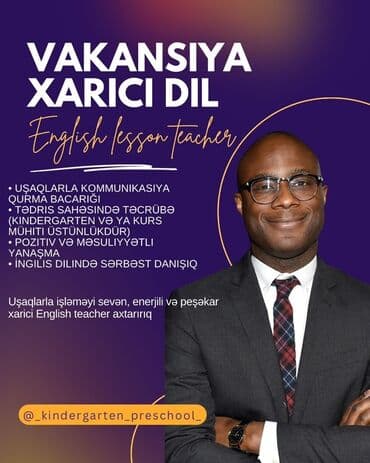 Tərbiyəçilər: Müəllim tələb olunur, Xarici dillər lalafo.az -da — 1 Tərbiyəçilər: Müəllim tələb olunur, Xarici dillər — 1