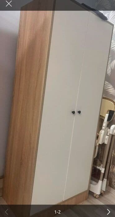 İşlənmiş, 2 qapılı Düz dolab, Qarderob, paltar dolabı lalafo.az -da İşlənmiş, 2 qapılı Düz dolab, Qarderob, paltar dolabı