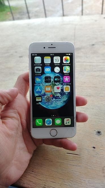 IPhone 6s, 64 GB, Gümüşü, Barmaq izi lalafo.az -da IPhone 6s, 64 GB, Gümüşü, Barmaq izi