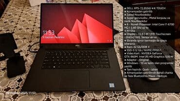 Dell XPS, 15.6 ", Intel Core i7, 512 GB, Ünvandan götürmə lalafo.az -da Dell XPS, 15.6 ", Intel Core i7, 512 GB, Ünvandan götürmə