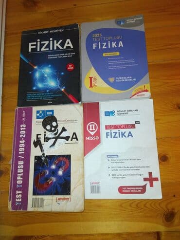 Fizika üzrə abituriyent hazırlığı üçün kitab dəsti Dəstəyə daxil lalafo.az -da Fizika üzrə abituriyent hazırlığı üçün kitab dəsti Dəstəyə daxil