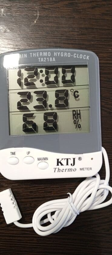 KTJ Thermo-Hygro saat (model TA218A) - Funksiyalar: saat, temperatur lalafo.az -da KTJ Thermo-Hygro saat (model TA218A) - Funksiyalar: saat, temperatur