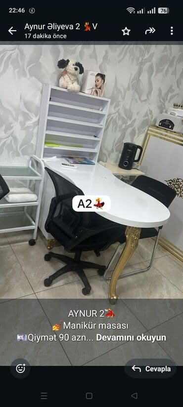 Manikür üçün masa lalafo.az -da Manikür üçün masa