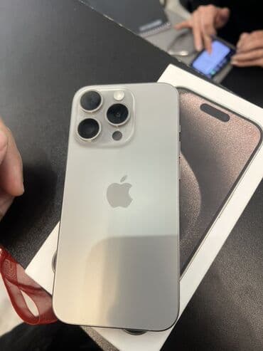 IPhone 15 Pro, 128 GB, Natural Titanium, Face ID lalafo.az -da IPhone 15 Pro, 128 GB, Natural Titanium, Face ID