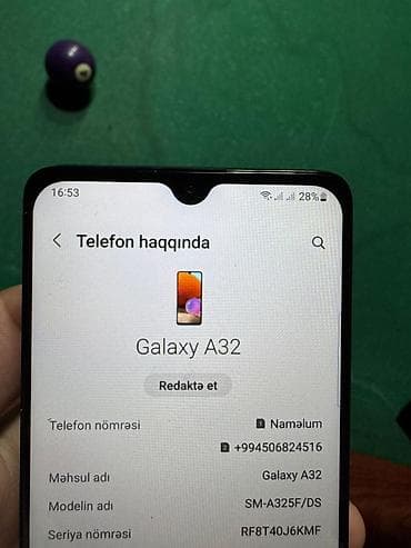 Samsung Galaxy A32, 64 GB, rəng - Boz lalafo.az -da Samsung Galaxy A32, 64 GB, rəng - Boz