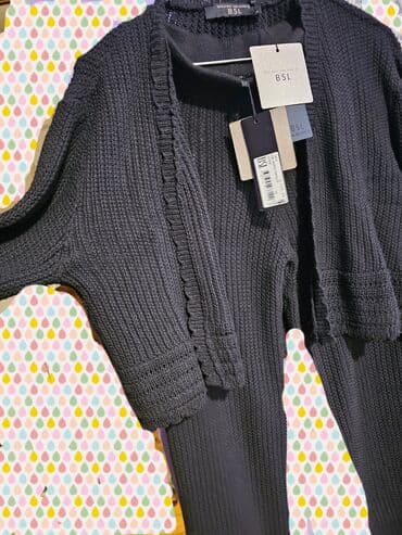 Brilliance: BSL trikotaj dəst - Brend: BSL - Rəng: qara - Dəst: kardiqan + şalvar lalafo.az -da — 3 Brilliance: BSL trikotaj dəst - Brend: BSL - Rəng: qara - Dəst: kardiqan + şalvar — 3