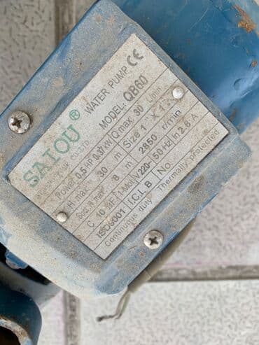 Nasos, Ev üçün (məişət), quraşdırılma Səthi, İşlənmiş lalafo.az -da — 3 Nasos, Ev üçün (məişət), quraşdırılma Səthi, İşlənmiş — 3