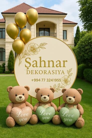 Bu dəst müxtəlif tədbirlər üçün uyğun olan dekorativ elementləri əhatə lalafo.az -da Bu dəst müxtəlif tədbirlər üçün uyğun olan dekorativ elementləri əhatə