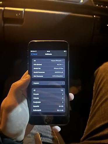 IPhone 8 Plus, 64 GB, Qara, Simsiz şarj lalafo.az -da IPhone 8 Plus, 64 GB, Qara, Simsiz şarj