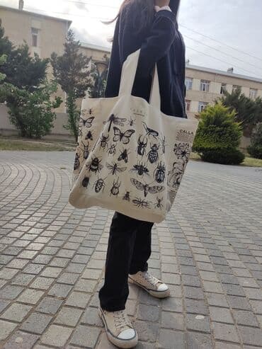 Эко сумка с печатью (под заказ) lalafo.az -da Эко сумка с печатью (под заказ)