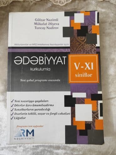 Ədəbiyyat mətn kitabı lalafo.az -da Ədəbiyyat mətn kitabı