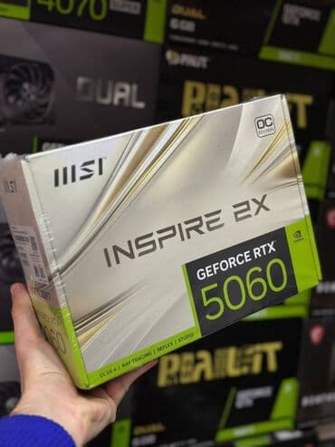 Videokart MSI GeForce RTX 5060, 8 GB, Yeni lalafo.az -da Videokart MSI GeForce RTX 5060, 8 GB, Yeni