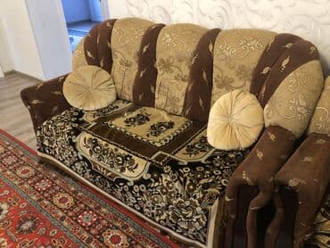 Klassik divan, 3 kreslo, Bazalı, Açılan lalafo.az -da Klassik divan, 3 kreslo, Bazalı, Açılan