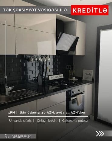 новые кухонные гарнитуры: Кухонный гарнитур на заказ, Самозакрывающие петли, Ламинат простой, Есть кредит, Бесплатная доставка at lalafo.az — 7 новые кухонные гарнитуры: Кухонный гарнитур на заказ, Самозакрывающие петли, Ламинат простой, Есть кредит, Бесплатная доставка — 7