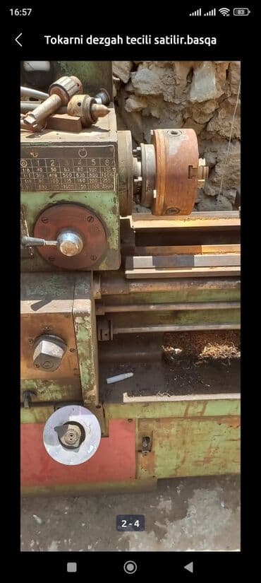 Tokarnı dəzgah işlək vəziyyətdədi 380v işləyir lalafo.az -da Tokarnı dəzgah işlək vəziyyətdədi 380v işləyir