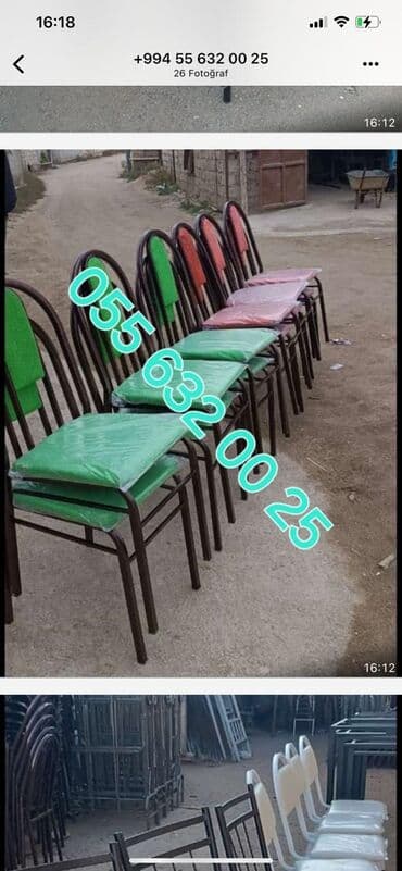 Табуретки: Для кухни, Новый, Нескладной, цвет - Черный Стул at lalafo.az — 16 Табуретки: Для кухни, Новый, Нескладной, цвет - Черный Стул — 16