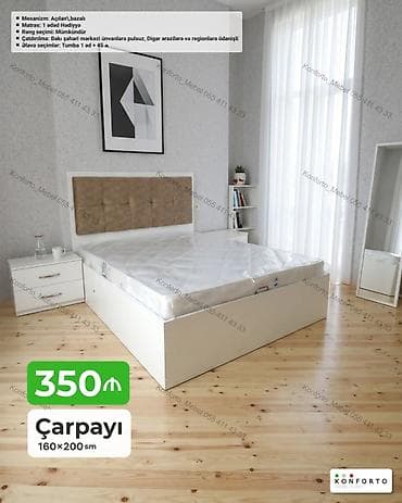 Çarpayı – 160×200 sm - Mexanizm: açılan/bazalı - Matras: 1 ədəd lalafo.az -da Çarpayı – 160×200 sm - Mexanizm: açılan/bazalı - Matras: 1 ədəd
