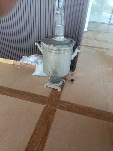 Köhnə tip metal samovar/soba kombinasiyası - Material: qalın metal lalafo.az -da Köhnə tip metal samovar/soba kombinasiyası - Material: qalın metal