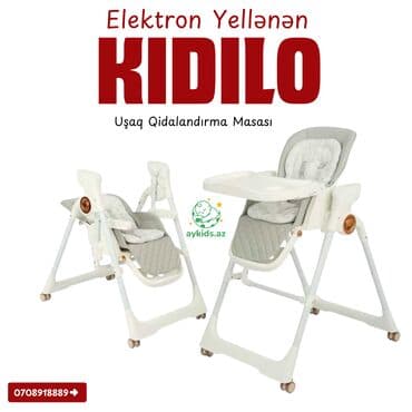 Манежи: 🍽 Kidilo Elektron Yellənən Yemək Masası – rahatlıq və texnologiya bir at lalafo.az — 1 Манежи: 🍽 Kidilo Elektron Yellənən Yemək Masası – rahatlıq və texnologiya bir — 1