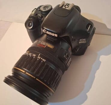 Canon EOS 600D + Obyektiv Canon EF-S 18-55 IS Obyektiv təzədir lalafo.az -da Canon EOS 600D + Obyektiv Canon EF-S 18-55 IS Obyektiv təzədir
