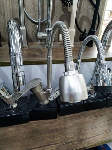 Mətbəx və vanna otağı üçün qarışdırıcı kranlar - Material: xrom lalafo.az -da Mətbəx və vanna otağı üçün qarışdırıcı kranlar - Material: xrom