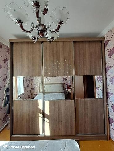 Geniş ölçülü sürgülü qapılı dolab - Material: Ağac teksturalı lalafo.az -da Geniş ölçülü sürgülü qapılı dolab - Material: Ağac teksturalı