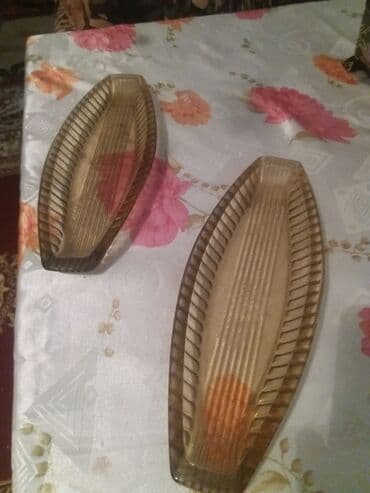 Şüşə servis qabları dəsti - Sayı: 2 ədəd - Forma: Uzunsov, qayıq lalafo.az -da Şüşə servis qabları dəsti - Sayı: 2 ədəd - Forma: Uzunsov, qayıq