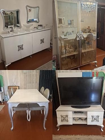 Qonaq desdi masa 6 eded stul kamod qorka tv stend qiymet 350 azn unvan lalafo.az -da Qonaq desdi masa 6 eded stul kamod qorka tv stend qiymet 350 azn unvan