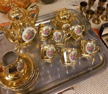 Çay dəsti, rəng - Qızılı, Farfor lalafo.az -da Çay dəsti, rəng - Qızılı, Farfor