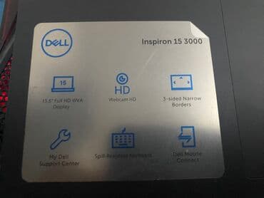 Сканеры: Dell Inspiron 15 3000 noutbuk Xüsusiyyətlər: - Ekran: 15.6” Full HD at lalafo.az — 3 Сканеры: Dell Inspiron 15 3000 noutbuk Xüsusiyyətlər: - Ekran: 15.6” Full HD — 3
